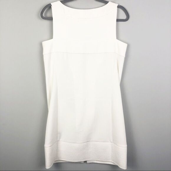 RACHEL ROY | Creamy White Zip Front Mini Dress 4 - Picture 9 of 11